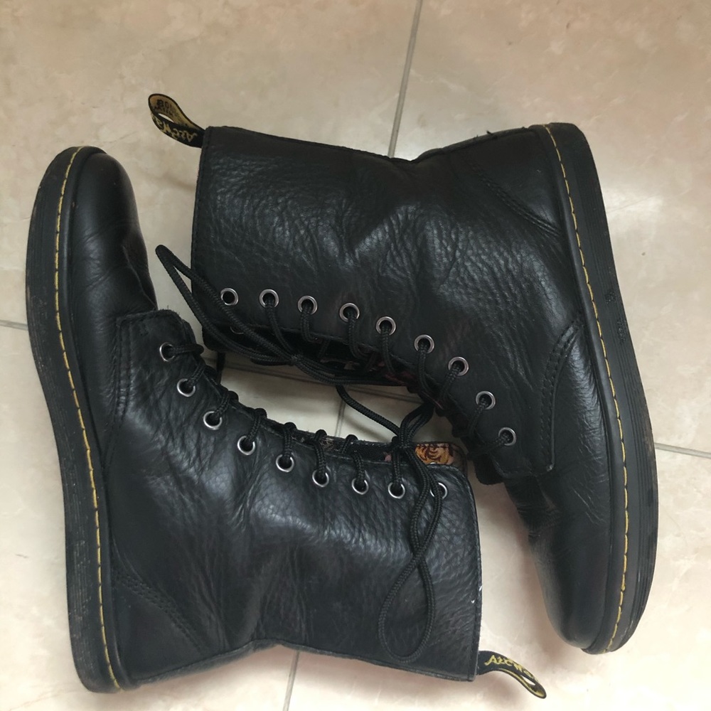 Dr Marten combat boots doc marten black size 8.5